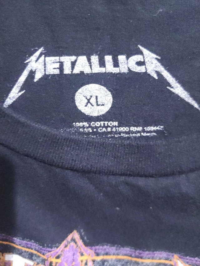 Metallica 1988 Damaged Justice Shirt XL mens - photo 3