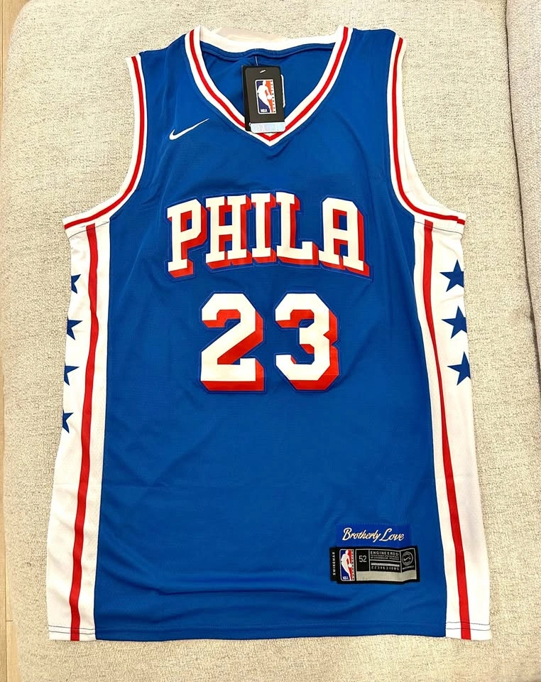 LeBron James Blue Philadelphia 76ers Fast Break Jersey - photo 2