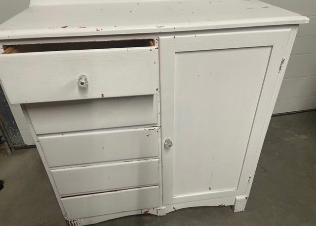 Vintage Childrens Baby Dresser