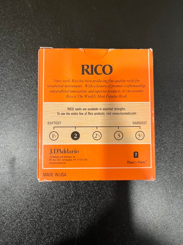 Rico Alto Sax, Strength 2 Reeds. (8 Reeds) - photo 2