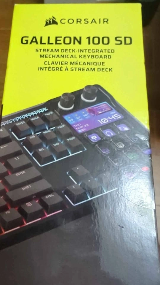 Corsair Galleon 100SD stream deck integrated keyboard - photo 3