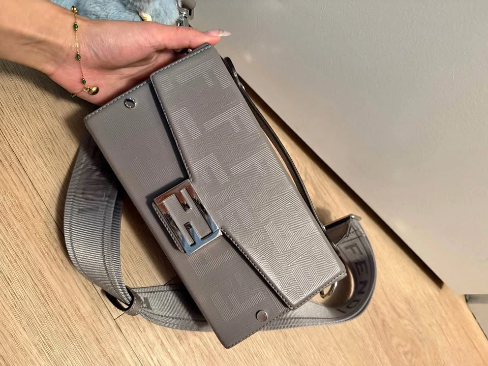 Unisex Fendi Grey soft trunk