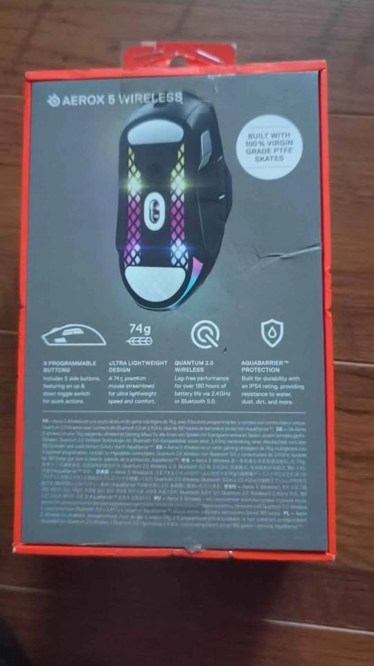 SteelSeries Aerox 5 Wireless - Brand New Open Box - photo 2