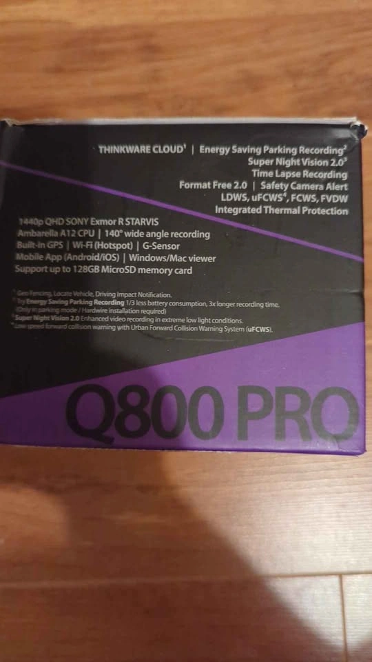 Thinkware q800 dash cam brand new sealed box - photo 3