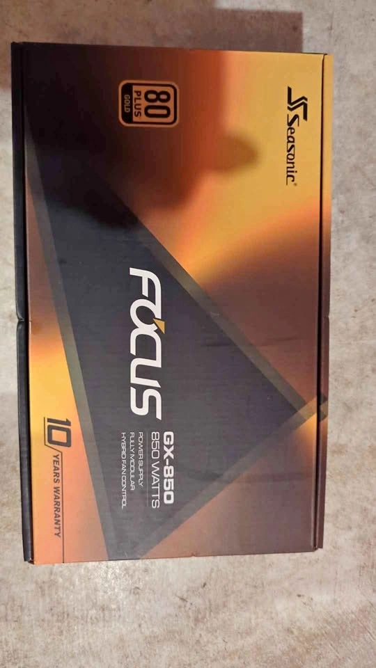 Seasonic focus gx 850 watts PSU