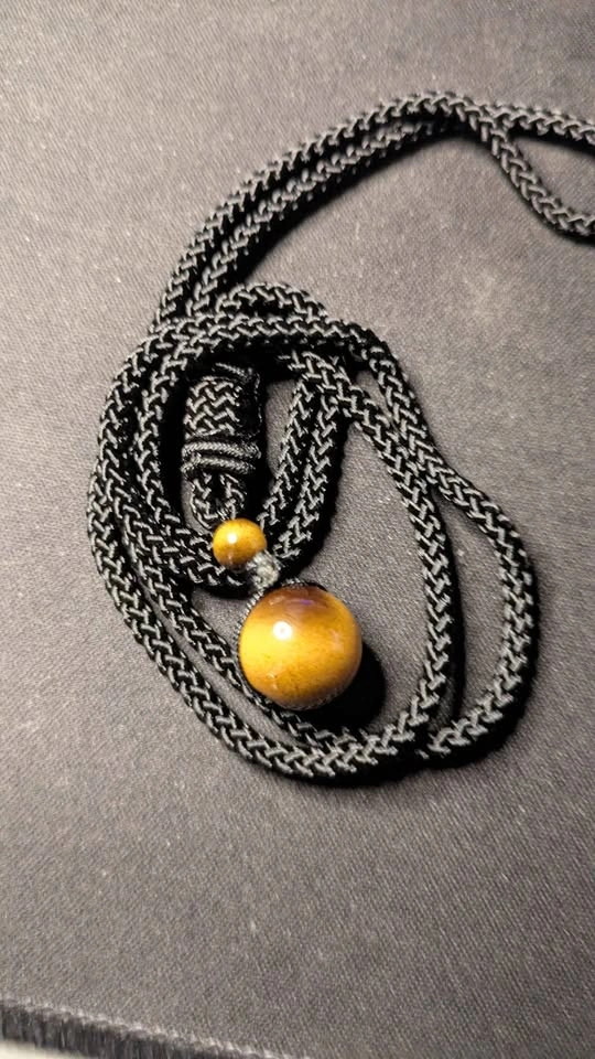 Tiger's Eye Bead Bracelet and Necklace Set - photo 5