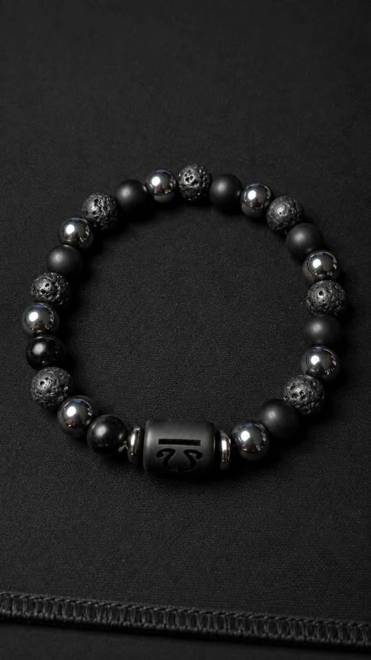 Libra Zodiac Sign Natural Stone Beaded Bracelet - photo 2