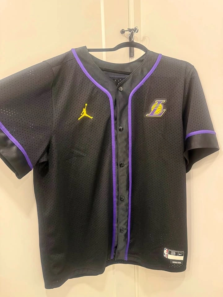 Jordan x NBA Lakers Statement Edition Mesh Baseball Jersey - Men
