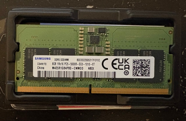 Samsung 8GB DDR5 SODIMM Memory Module