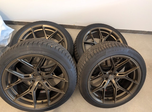 22" Flowform Winter Tires & Rims for Audi/Porsche