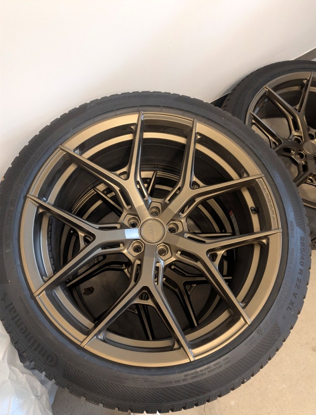 22" Flowform Winter Tires & Rims for Audi/Porsche - photo 3