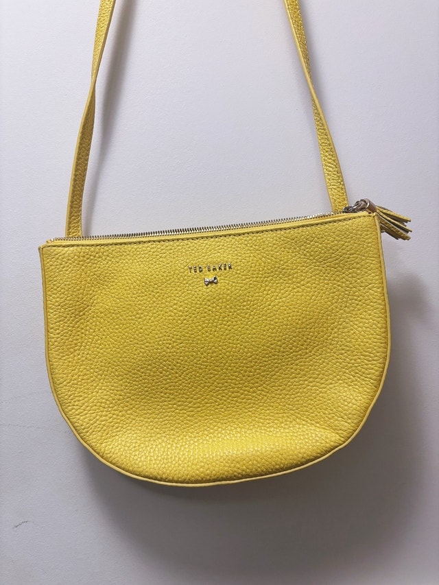 Ted Baker SUZZANE Leather Crossbody Bag – Yellow
