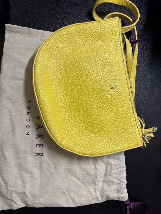 Ted Baker SUZZANE Leather Crossbody Bag – Yellow - photo 3