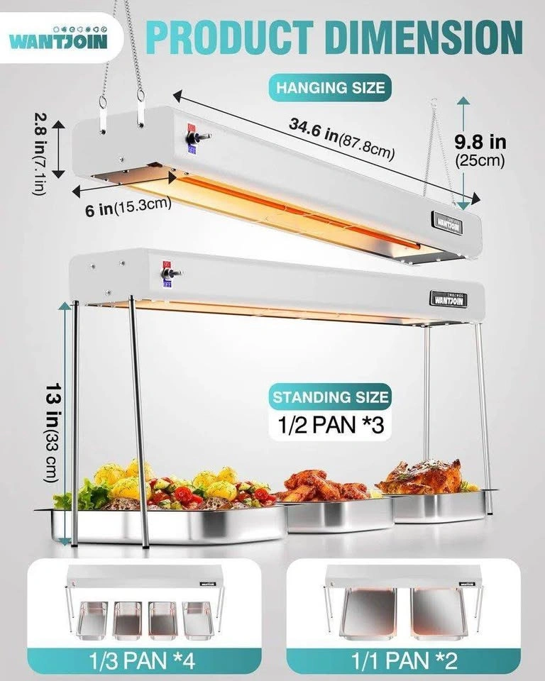 35" Food Heat Lamp -New - photo 2