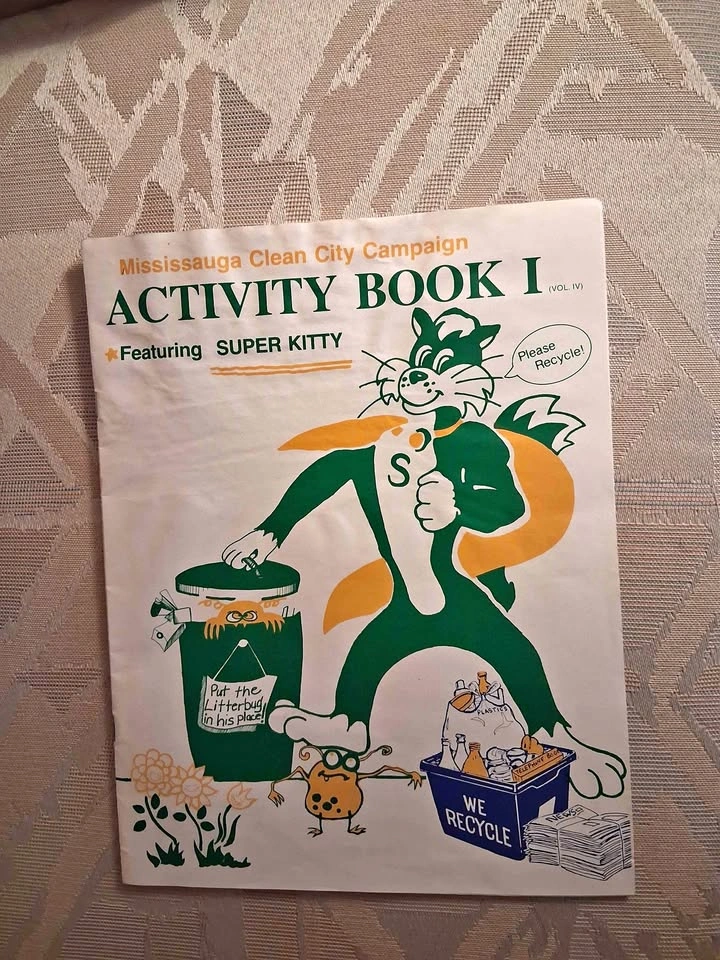 Vintage 1981 Mississauga Clean City Campaign Activity Book