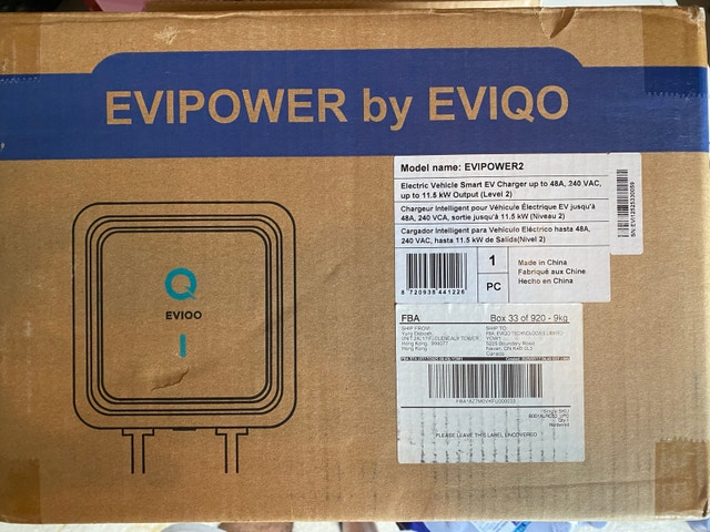 EVIQO EVIPOWER2 Electric Vehicle Smart Charger
