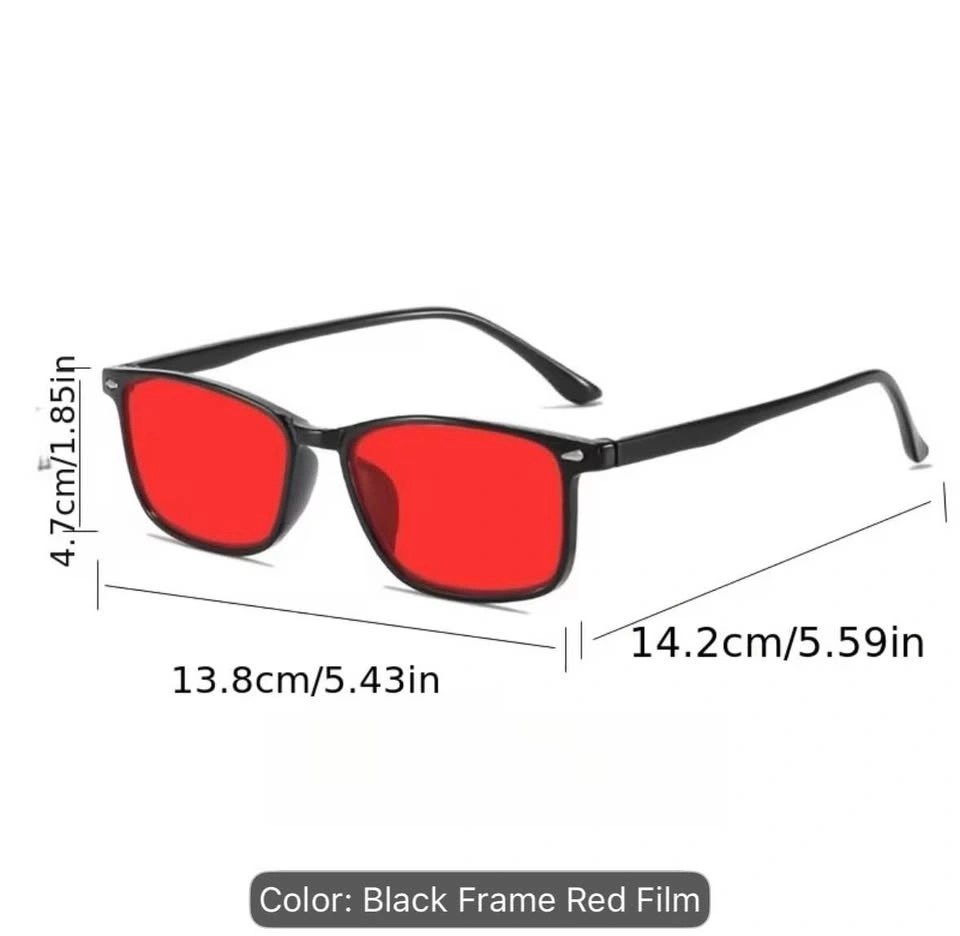 Black Frame Red Lens Sunglasses - photo 3