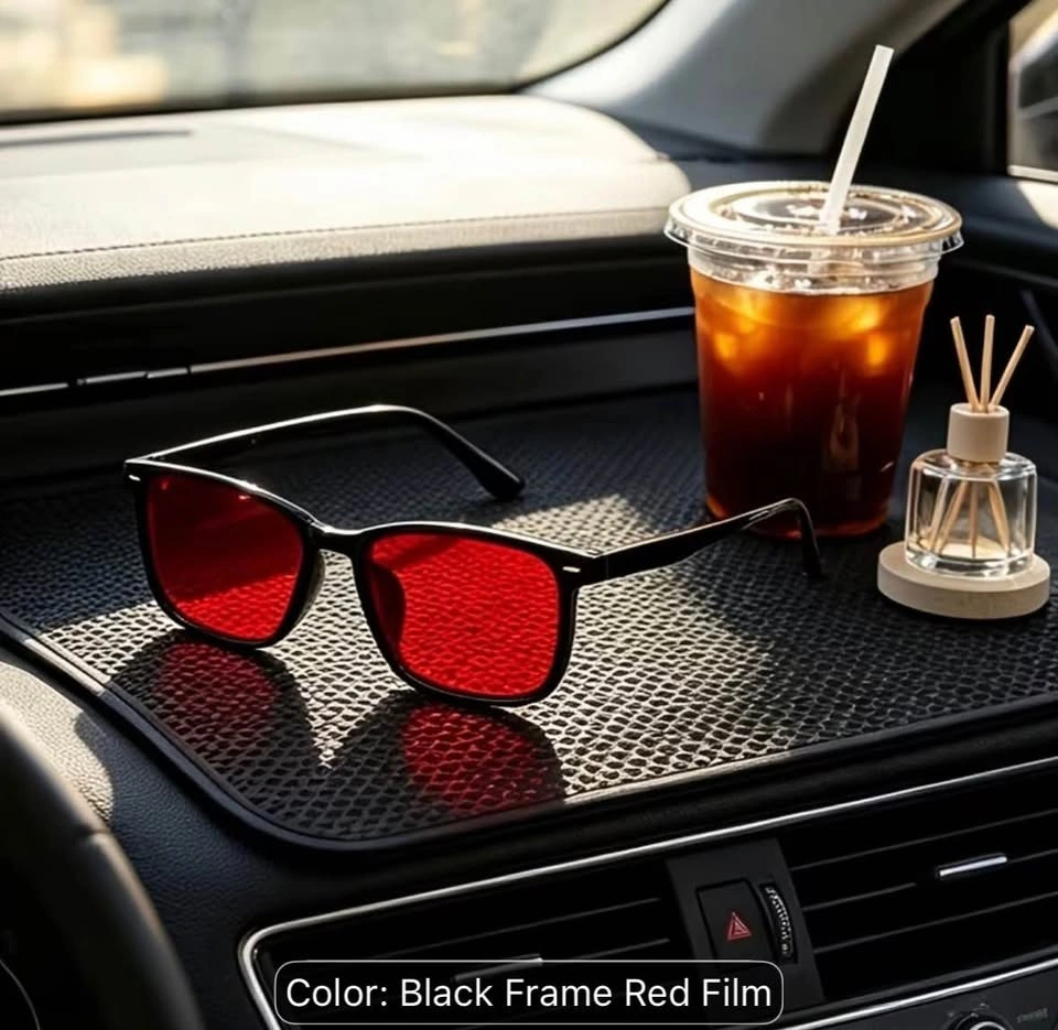 Black Frame Red Lens Sunglasses - photo 4