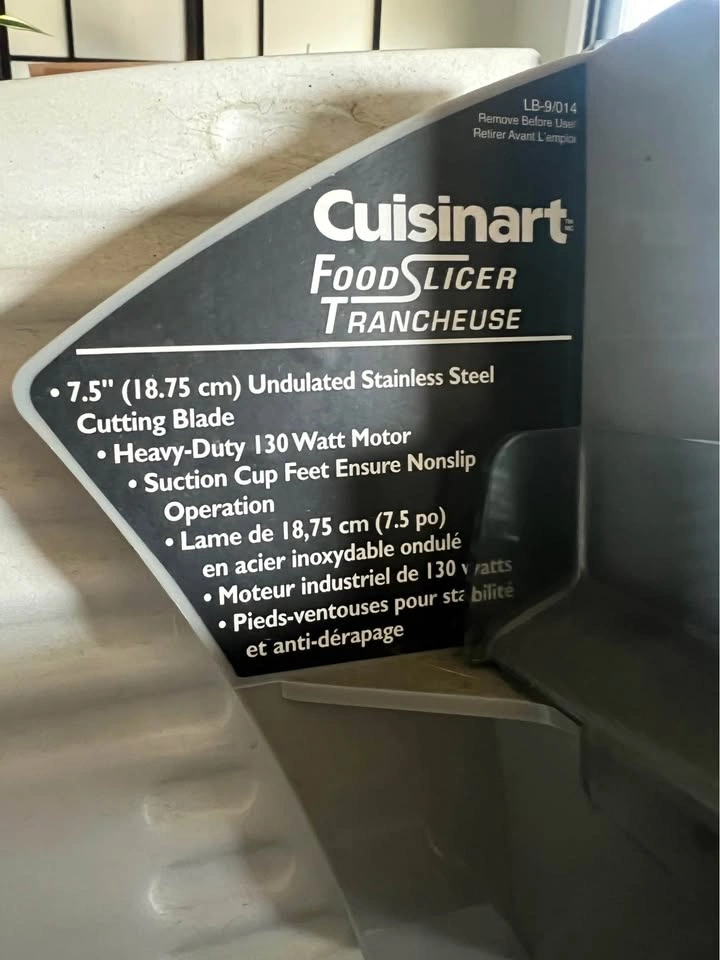 Cuisinart Food Slicer - photo 2