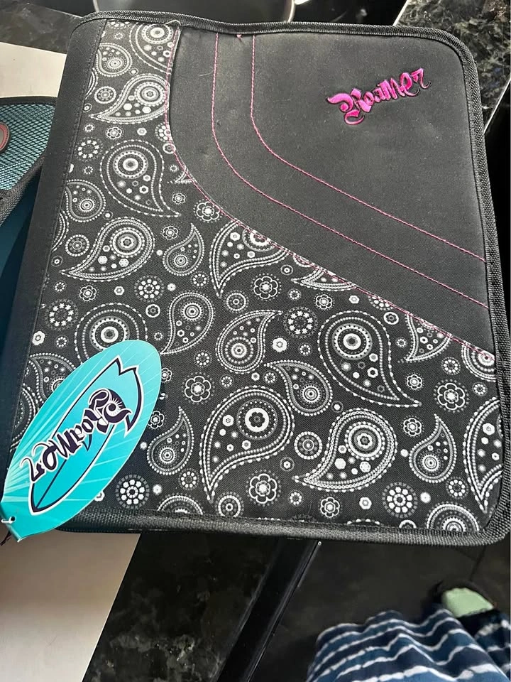 New 1.5” 3 ring zip binders