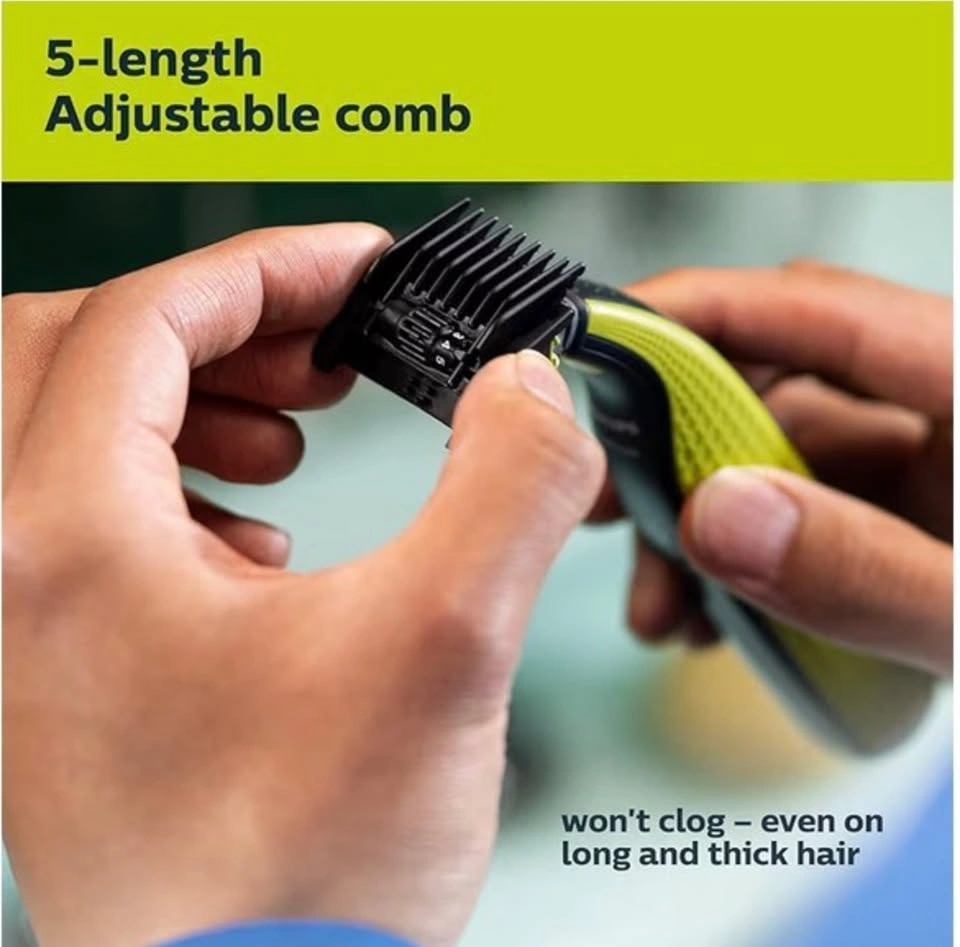Philips OneBlade 360 Face, Wet & Dry, Trim, Edge & Shave - photo 5