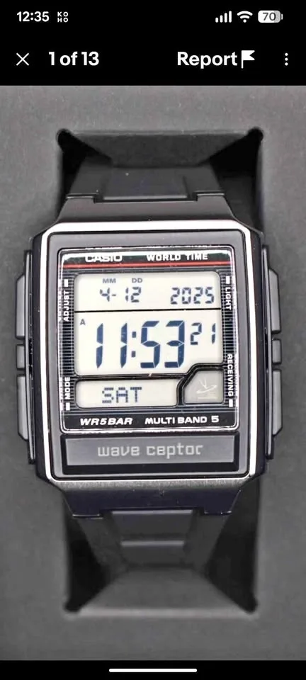 BNIB Casio Ceptor Digital Watch Black