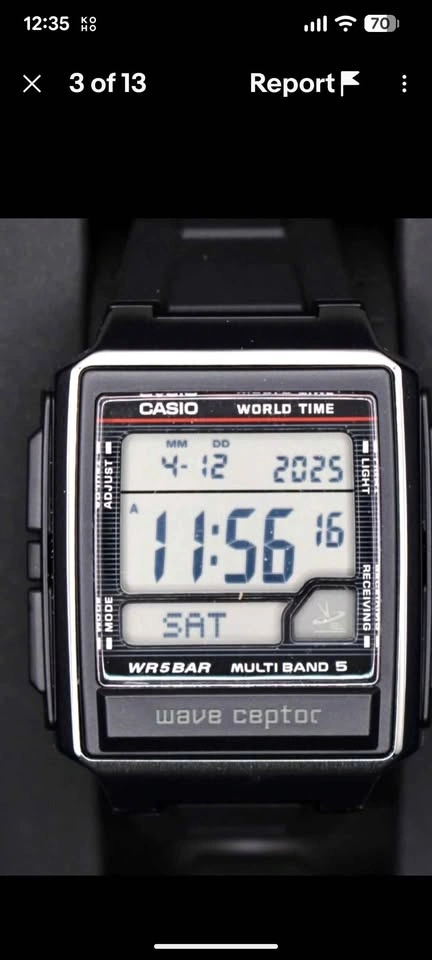 BNIB Casio Ceptor Digital Watch Black - photo 2