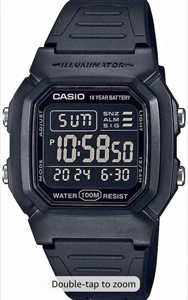 BNIB BLACK - Casio W-800H- 1BVCF
