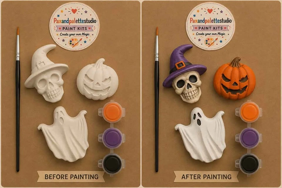 Kids Paint Your Own Figurine Kit – Craft Activity - photo 4