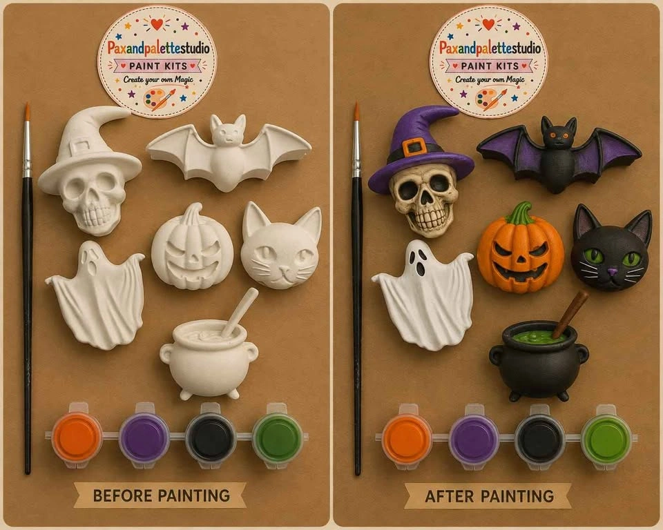 Kids Paint Your Own Figurine Kit – Craft Activity - photo 5