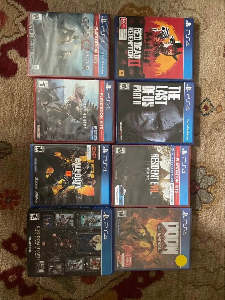 PS4 Console 500GB w/ 8 Games & Controller - photo 5