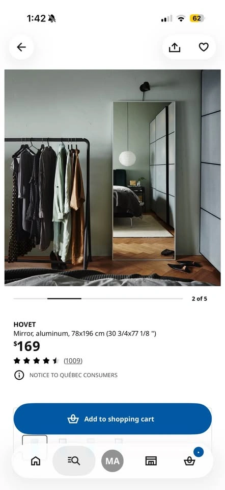 IKEA HOVET Mirror - photo 2