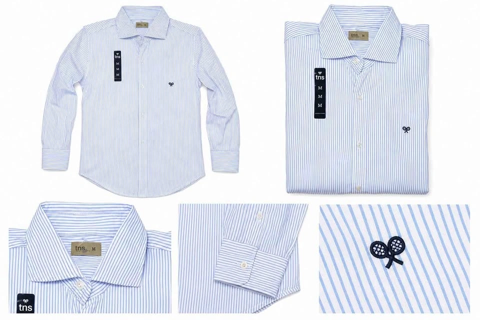 Long Sleeve Button-Down Shirt for Men - photo 3