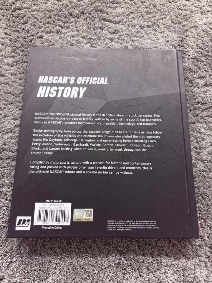 NASCAR The Official Illustrated History Hardcover Book - photo 3