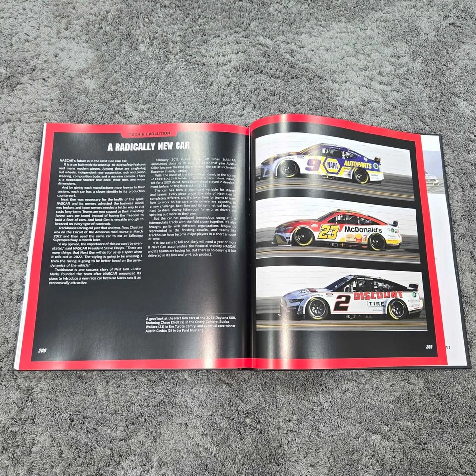 NASCAR The Official Illustrated History Hardcover Book - photo 4