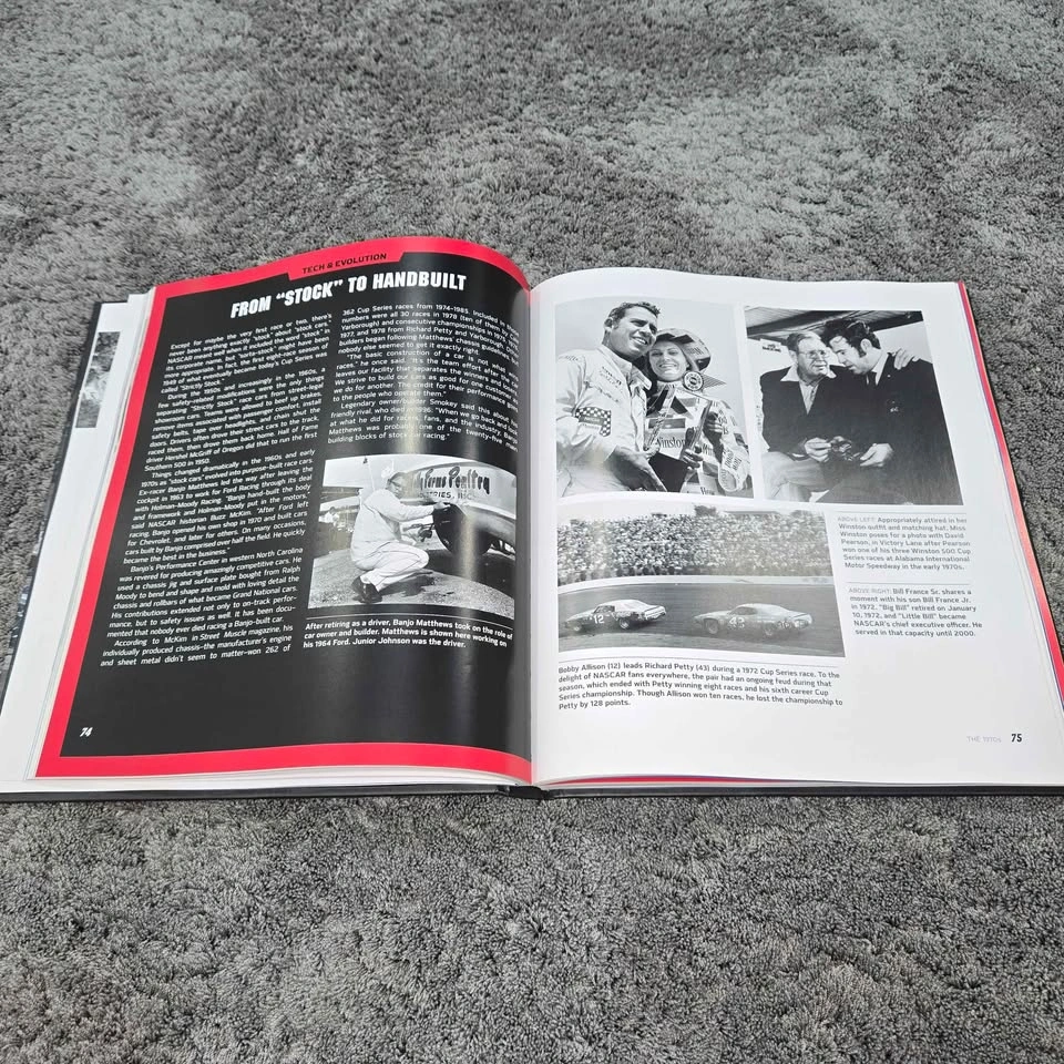 NASCAR The Official Illustrated History Hardcover Book - photo 5