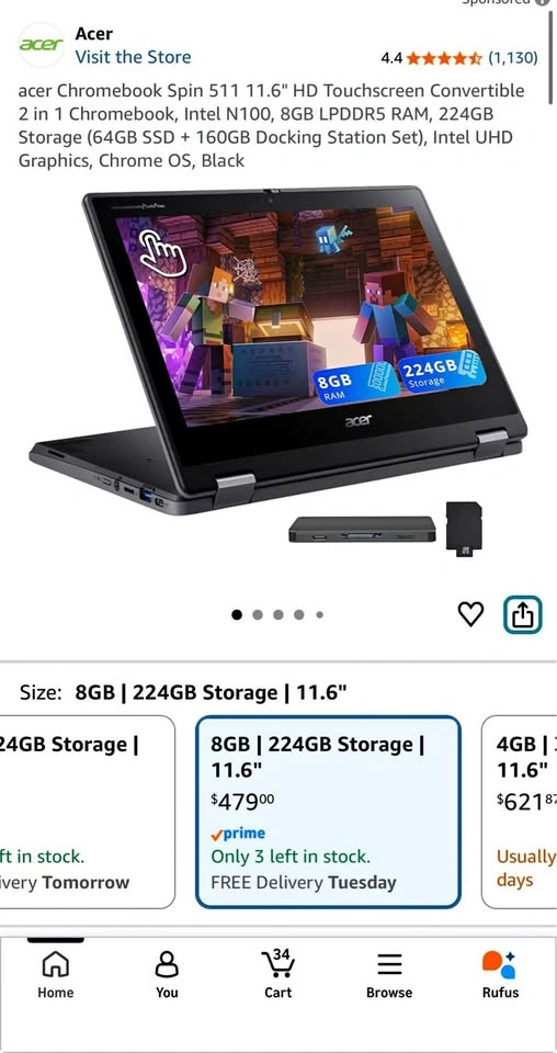 Acer Chromebook Spin 511