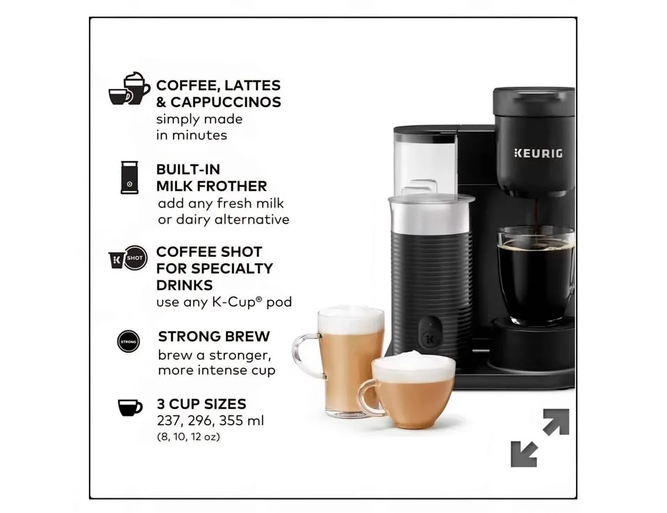Keurig K-Café Essentials Latte & Cappuccino Maker image indicator(7)