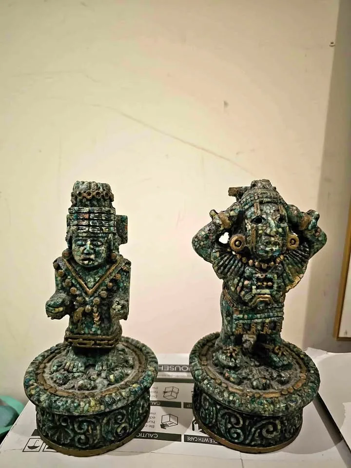 Vintage Aztec Mayan Statues thumbnail
