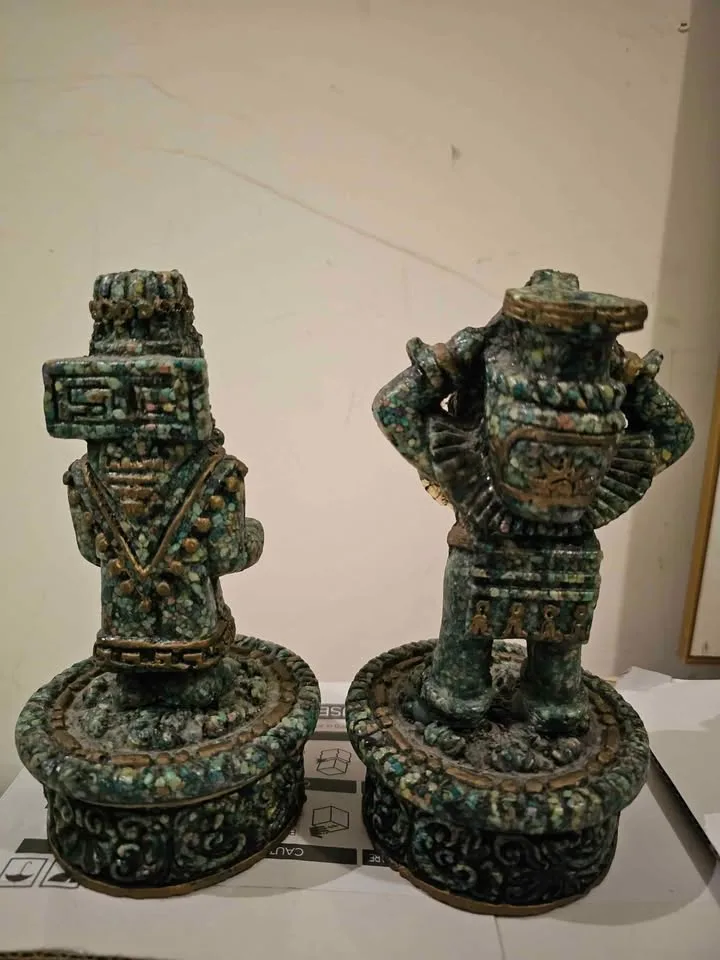 Vintage Aztec Mayan Statues image indicator(2)