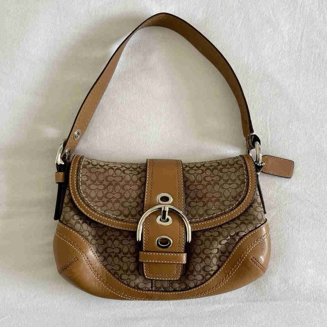 Caramel Brown Coach Mini Soho