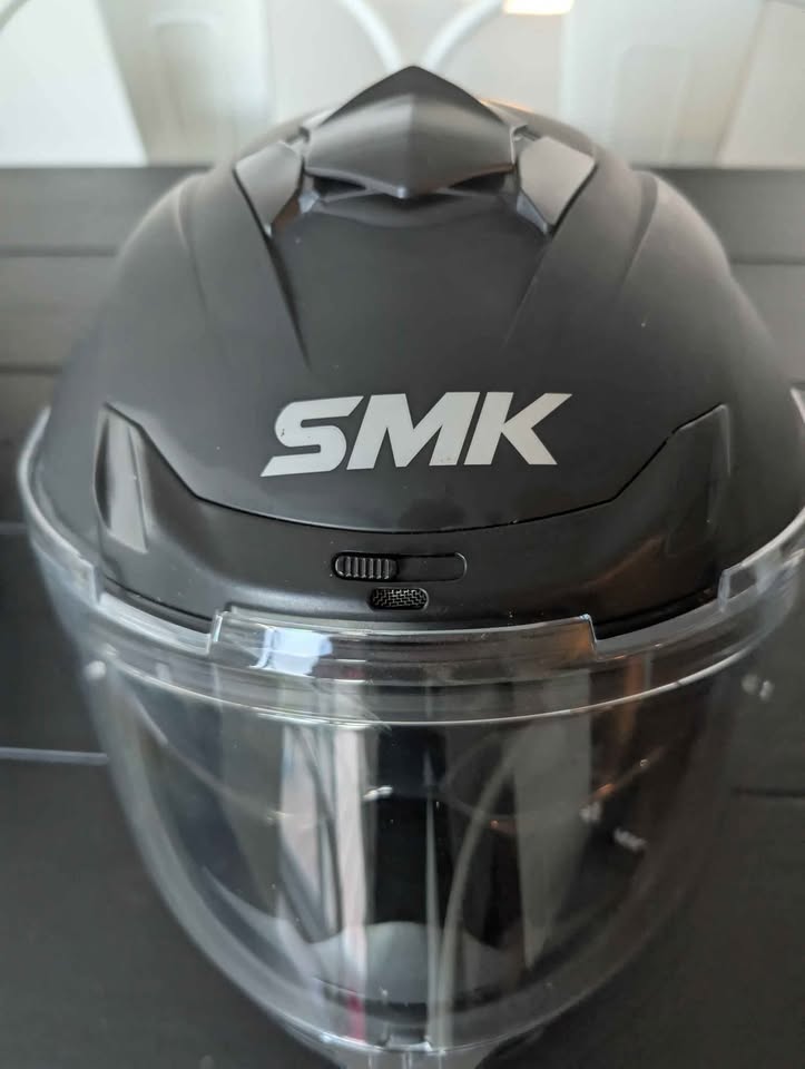 SMK Typhoon Motorcycle Helmet – Men’s Large - photo 2