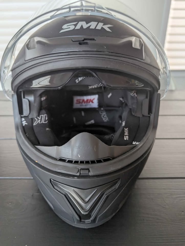SMK Typhoon Motorcycle Helmet – Men’s Large - photo 4