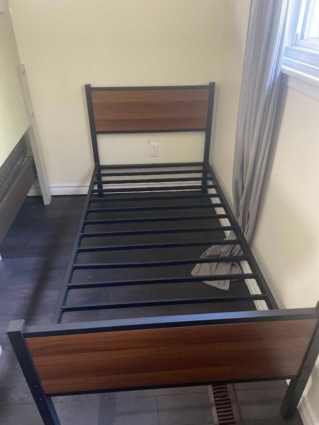 Twin Bed Frame and Mattress - photo 3