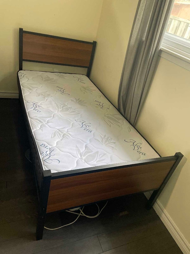 Twin Bed Frame and Mattress - photo 5