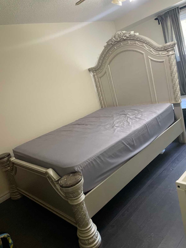 Queen Bed and Alora Pillow Top Mattress