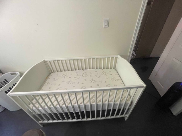 IKEA Crib and Mattress - photo 3