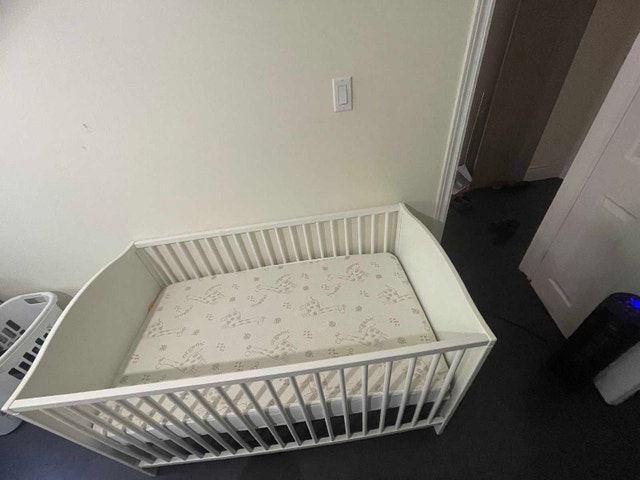 IKEA Crib and Mattress - photo 5