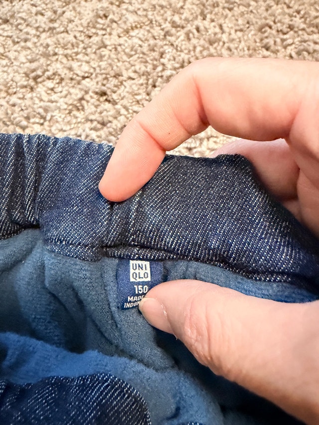 Uniqlo kids warm pants 150 - photo 2
