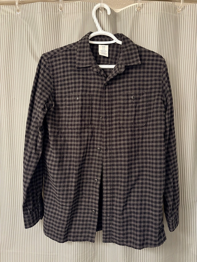 GAP kids long-sleeve flannel shirt XXL